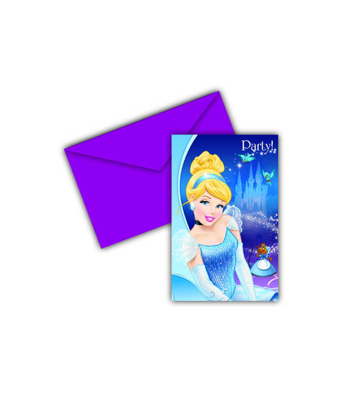 Biglietti Inviti Compleanno Cenerentola Disney