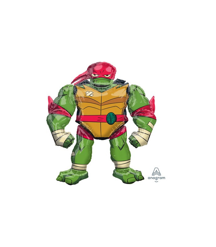 Pallone foil Airwalker 119x137 cm TMNT Raffaello 1 pz