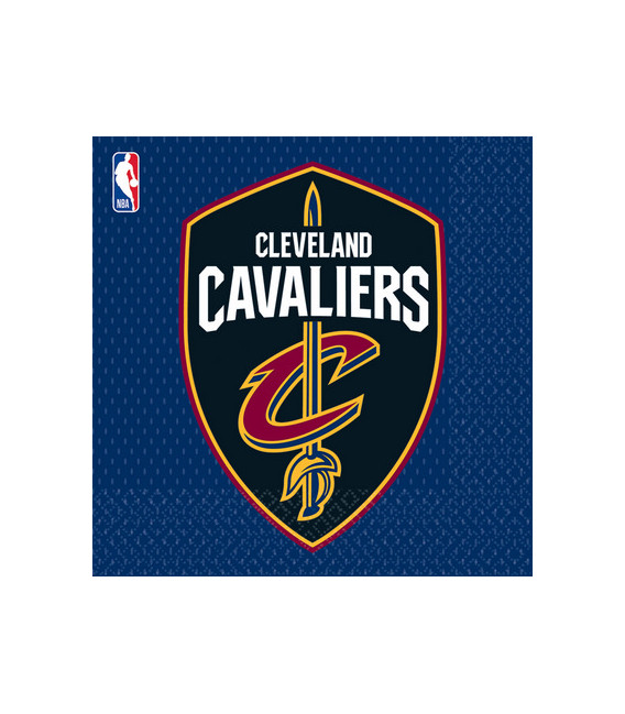 Tovagliolo 33 x 33 cm NBA Cleveland Cavaliers 3 confezioni