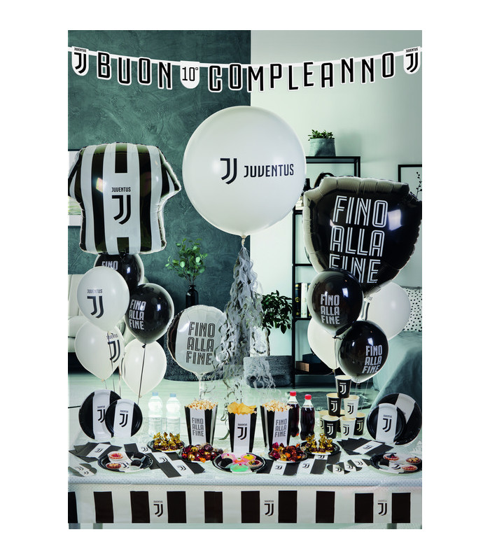 Festone Bandierine Triangolari 365 cm Juventus 1 pz