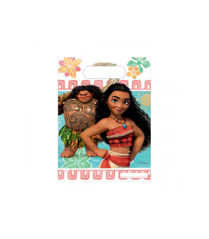 Sacchetti 23 X 17 Cm Oceania Disney Moana 6 Pz